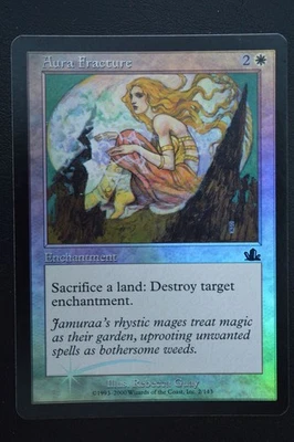 Magic The Gathering MTG AURA FRACTURE FOIL Prophecy LP Lightly Played - Image 1 of 2