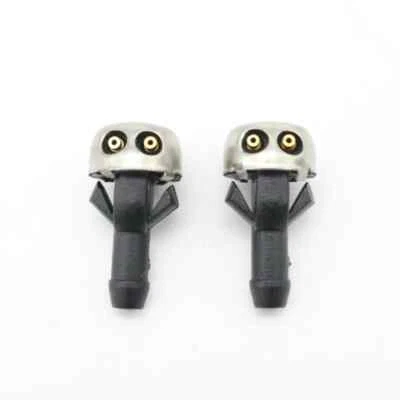 Boquilla de chorro de agua limpiaparabrisas delantero 2 piezas para Mercedes-Benz R107 W114 W115 W123 Foto 1 de 4