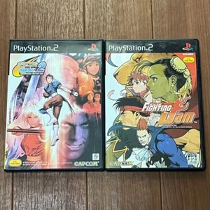 PS2 CAPCOM VS. SNK 2 MILLIONAIRE FIGHTING 2001 & Fighting Jam game set Japan - Picture 1 of 1