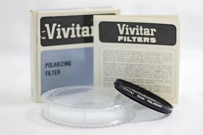 VIVITAR 52MM  SLIM LINE POLARIZING CAMERA LENS FILTER (NEW OLD STOCK) - Image 1 of 4