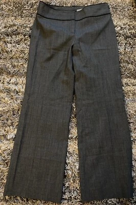 Classiques Entier карьера брюки шерстяная смесь широкая нога тонкий с подкладкой размер 6 черный белый - Изображение 1 из 4