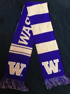 2024 NCAA Sugar Bowl Washington Huskies Playoff Game Sports Scarf NEW - Picture 1 of 5