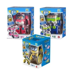 ROBOCAR Poli Transforming Rescue Pack (DRONEY, KEATON, SANDY) 3pcs 1set - Picture 1 of 4