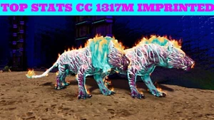 ARK Survival Ascended PvE PC/XBOX/PS5 Top Stats Pyromane CC (lion) 21kHp 1317M - Picture 1 of 22