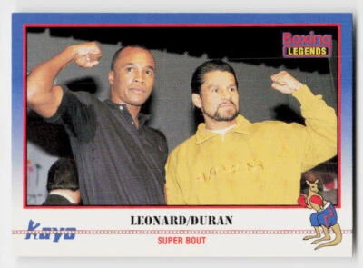 1991 Kayo #037 Sugar Ray Leonard / Roberto Duran - Image 1 of 2