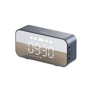 Lautsprecher Bluetooth-Uhr Lautsprecher Minilautsprecher – Silber Dudao