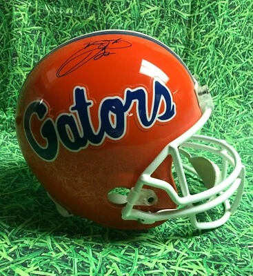 EMMITT SMITH AUTOGRAFIADO FLORIDA GATORS FS RÉPLICA CASCO MONTADO RECUERDOS Foto 1 de 4