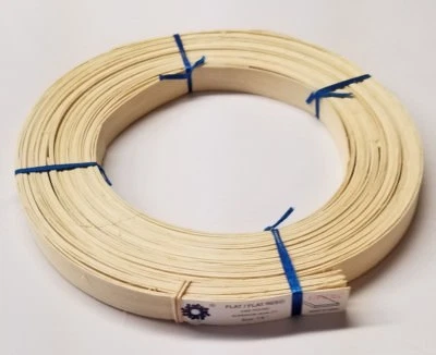 FLAT REED 1" SPLINT 80' Foot Coil basket seat chair cane spline weave wood new - Image 1 of 3