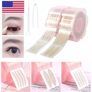 Double Eyelid Tape Invisible Adhesive Eye Lift Strips Makeup Lace Stickers US - Picture 1 of 14