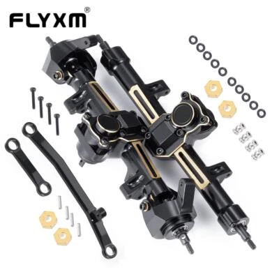 Brass Front&Rear Axle Counterweights for 1/24 Axial SCX24 Upgrades - Image 1 of 4