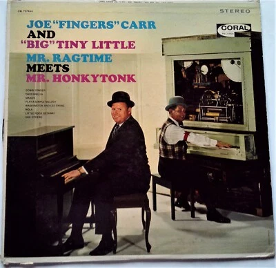 JOE"FINGERS" CARR AND "BIG"TINY LITTLE - MR. RAGTIME MEETS MR. HONKYTONK- VG+ 33 - Image 1 of 4