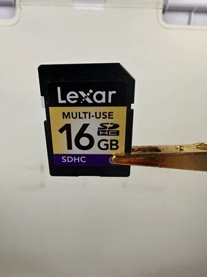 Lexar 16GB SD / SDHC Multi Use Memory Card. - Image 1 of 2