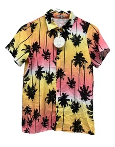 Nueva Camisa Arshiner Hawaii Juvenil Talla 150 Palmeras Botón Delantero - Imagen 1 de 10