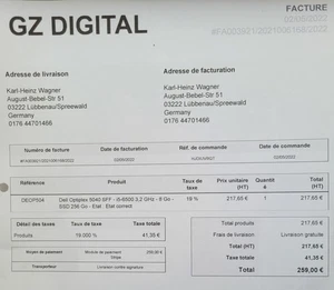 DELL Optiplex 5040 SFF Desktop PC Intel Core i5-6500 8GB 256GB SSD Win 10 Pro - Bild 1 von 8