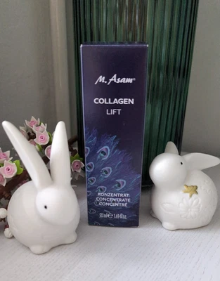 M.Asam Collagen LIFT Serum 50ml mit Bio-Rosenblütenwasser - Antifaltenpflege - Bild 1 von 3