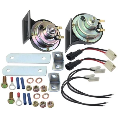 Pair Horns Set of 2  Driver & Passenger Side for Chevy Olds Suburban Avalanche - Image 1 of 4