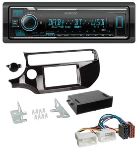 Kenwood Bluetooth MP3 DAB USB Autoradio für Kia Rio UB ab 2015 piano-schwarz - Bild 1 von 7