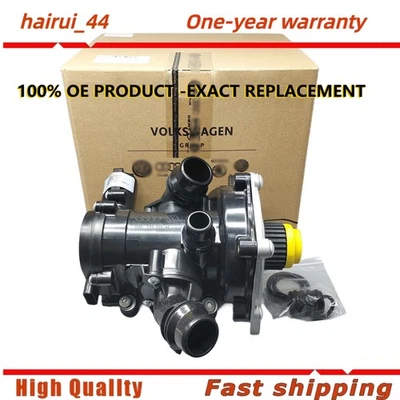 NEW EA888 Gen3 Water Pump Thermostat Housing For Audi A3 A4 A6 VW 1.8T 2.0T Foto 1 de 4