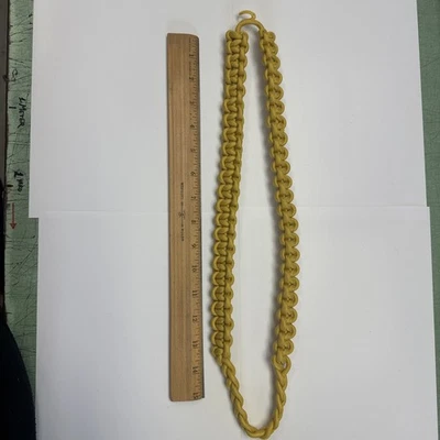 Cuerda de hombro amarilla/dorada - Guardia de honor - Cordón Cobra - 18"" - Hecha en EE. UU. Foto 1 de 3