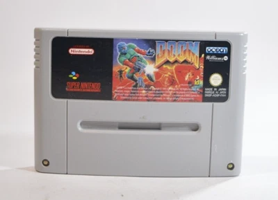 Doom Super Nintendo Original SNES PAL Game (European Video Game) - Image 1 of 4