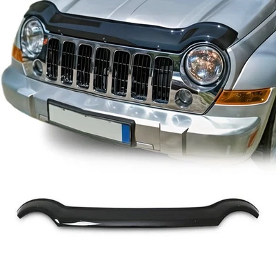 For Jeep Liberty 2002-2007 OMAC Black Bug Shield Hood Deflector Guard Foto 1 de 4