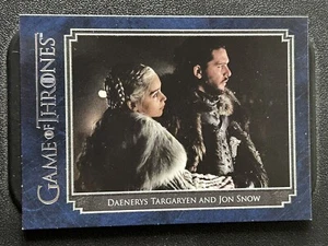 2020 GAME OF THRONES COMPLETE SERIES PAIRS #R12 DAENERYS JON SNOW - Picture 1 of 2