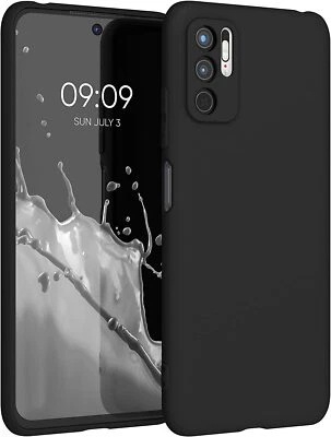 COVER PER XIAOMI REDMI NOTE 10 5G NERO OPACO + PELLICOLA VETRO TEMPERATO - Immagine 1 di 4