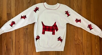 Sudadera De Colección Pannill by Hanes Abuela Scotty Dog Mujer L Hecha en EE. UU. Foto 1 de 3