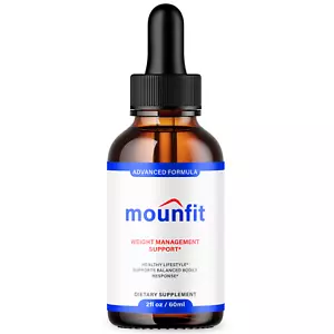 Mounfit Advanced Weight Support Drops Maximum Strength Liquid Supplement 60ML - Picture 1 of 7
