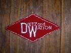 Vintage Dietz And Watson Patch Deli Meats & Cheeses and Red & White Embroidered