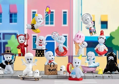 Genuine POPMART Casper Naughty Ghost Elf Series Confirmed Blind Box Figures Cover