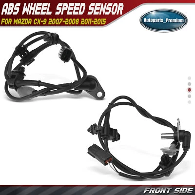 2x Front L&R ABS Wheel Speed Sensor for Mazda CX-9 2007 3.5L 2008 2011-2015 3.7L - Image 1 of 4