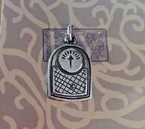 Sterling Silver 19x12mm Weight Bathroom Scale Charm - Picture 1 of 5