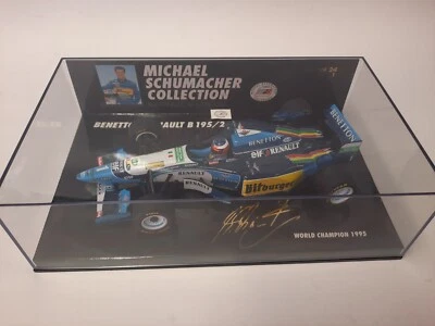 Minichamps Benetton B195/2 #1 M. Schumacher World Champion 1995 1/24 510952401 - Immagine 1 di 4