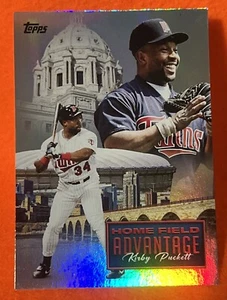 KIRBY PUCKETT 2024 TOPPS UPDATE SSP LEGENDARY HOME FIELD ADVANTAGE LHA-15 TWINS - Picture 1 of 2