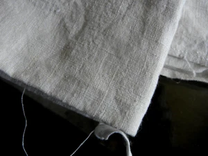 2 pezzi di lino puro e semi lino rimanenze - Foto 1 di 3