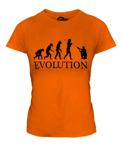 POLICE OFFICER POLICE EVOLUTION OF MAN LADIES T-SHIRT TEE SHIRT TOP 36 38 40 42 - Picture 1 of 14