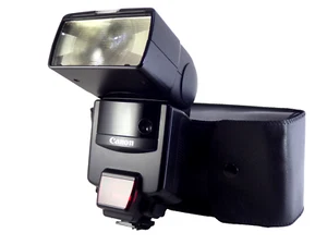 Canon Speedlite 540EZ Shoe Mount Zoom Flash TTL EOS-1N SLR Camera Classic Japan! - Picture 1 of 16