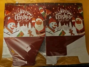 Christmas Money Drawing Box Set Cardboard Assemble Yourself Santa & Snowman NIP - Picture 1 of 7