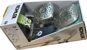 Kohler Adjuste 3-in-1 Multifunction Showerhead, Brushed Nickel, R31250-G-BN. - Picture 1 of 3