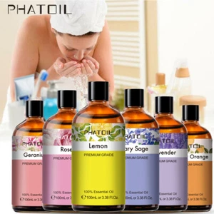 PHATOIL Essential Oil 100ML,Pure Oils for Aromatherapy,Diffuser ,Bath,Massage UK - Picture 1 of 46