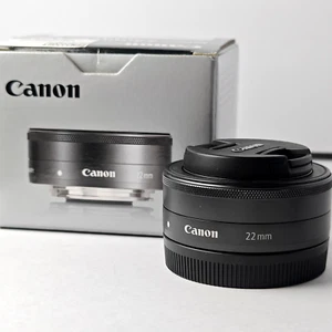 Canon Ef-M 22mm F2 STM Lens for EOS M - Picture 1 of 10