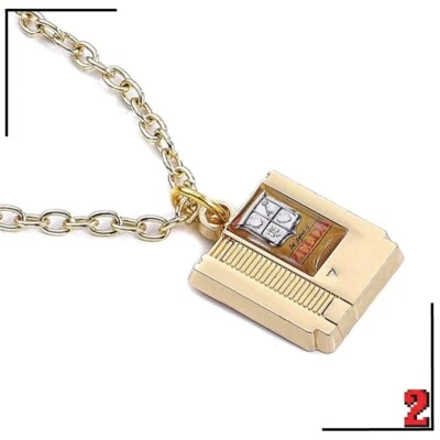 OFFICIAL NINTENDO THE LEGEND OF ZELDA CARTRIDGE PENDANT ON CHAIN NECKLACE - Image 1 of 4