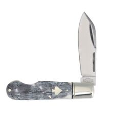 Rough Ryder Apaloosa Folding Knife Stainless Steel Blade Bone Handle RR2486