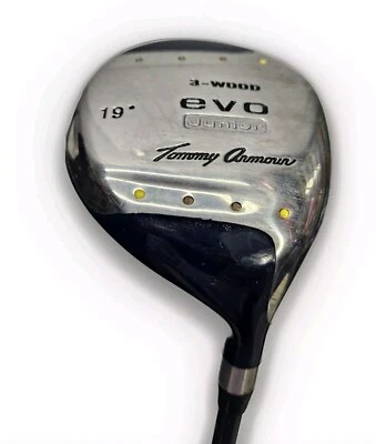 Tommy Armour Evo Junior 3 Wood 19 Degree Graphite Shaft RH - Needs New Grip - Image 1 of 4