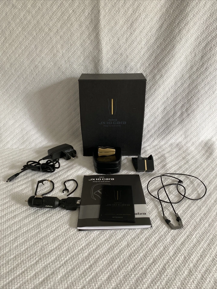 Jabra JX10 Cara Gold Limited edition- 24 Carat Gold Plated RARE Tested - Image 1 of 4