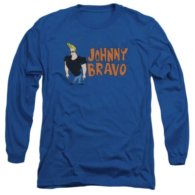 Camiseta gráfica manga larga con licencia para hombre JOHNNY BRAVO JOHNNY LOGO SM-3XL  Foto 1 de 2