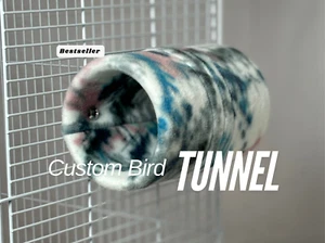 Bird Hut Parrot Tent Cozy Tunnel Bird Bed for Conure Lovebird Cockatiel Caique - Picture 1 of 76