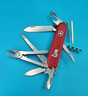 Rare Victorinox Deluxe Angler Swiss Army Knife Multi Tool! - Image 1 of 4