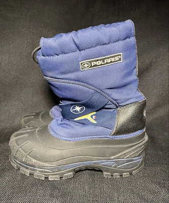 Botas Polaris X-Factor Snow Duck Thinsulate para niño talla 5 azul negro 🔥¡GR8 ESTADO! Foto 1 de 4